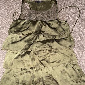 Cute ruffled dressy tank top